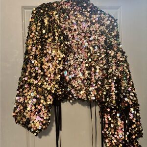Sequin Gold Women's Jacket